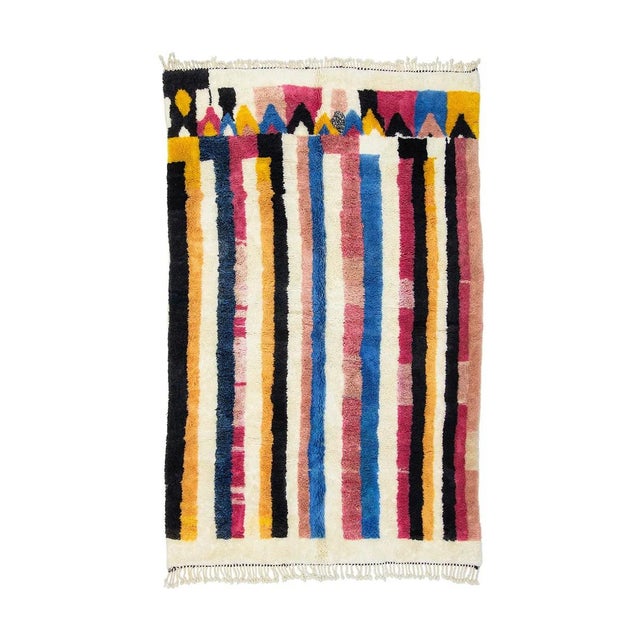 Hand-Knotted Wool Rug by Azele Studio For Sale - Image 10 of 10