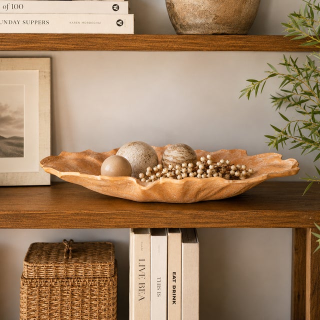 Contemporary Mustard Seed Ripple Bowl For Sale - Image 3 of 11