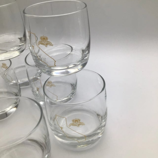 Vintage California Crown Royal Lowball Glasses-Set of 8 For Sale - Image 9 of 13