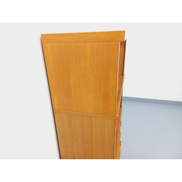 Vintage Oak Wood Bookcase, 1960s For Sale - Image 16 of 18