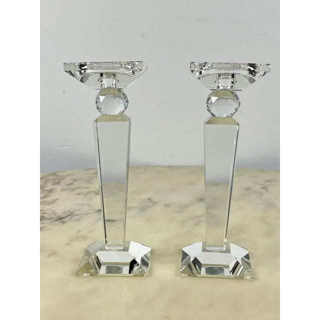 Large Crystal Candelabra, Austria, 1980s, Set of 2 For Sale - Image 8 of 8