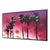 Contemporary Beach City Palms - Night Hits - Original California Palm Tree Night Scene Acrylic and Photograph on Canvas by Pete Kasprzak For Sale - Image 3 of 9