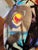 Gold Monumental 14" Signed v. Nason Murano Art Glass Cubist Vase 9.5lb Picasso Homage For Sale - Image 8 of 9