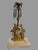 Victorian Antique 3pc Bear Beehive Girandole Candelabra Set Gilt Brass Crystal Marble For Sale - Image 3 of 10