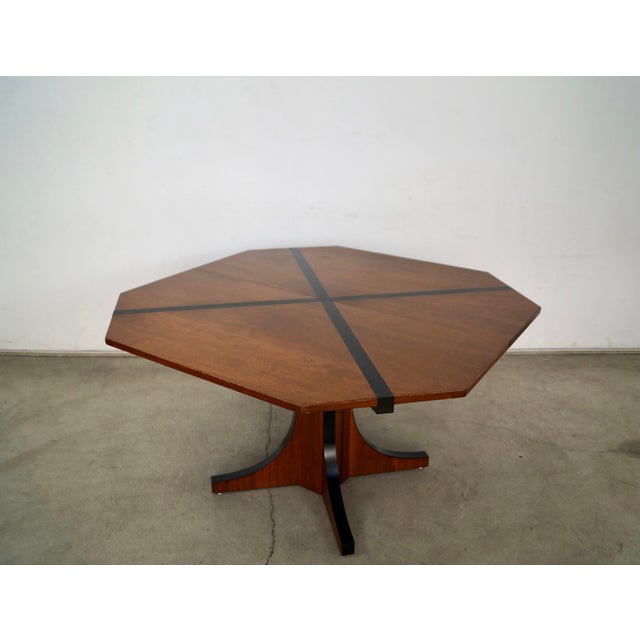 1960s 1960’s Mid-Century Modern John Kapel Walnut X Dining Table For Sale - Image 5 of 12
