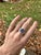 Elegant 3.19ct Tanzanite Ring in solid 14k White Gold with earth mined Diamond Accents. Featuring an intricate design and...