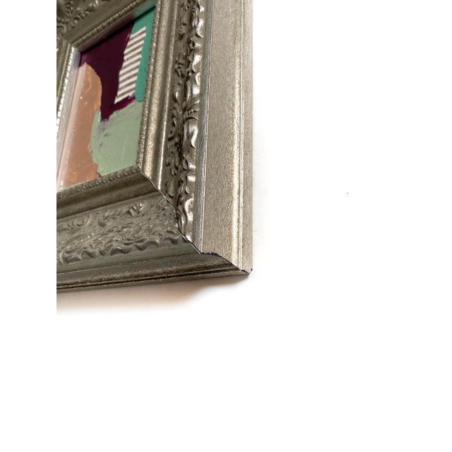 Original painting by Jessalin Beutler, completed in 2025. Acrylic and textile on canvas wrapped board. Signed and dated on...