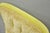 Vintage French Hollywood Regency Yellow Tufted Drape Carved Side Chairs - A Pair For Sale - Image 9 of 16