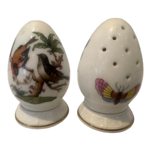 Herend Rothschild Bird Salt and Pepper Set