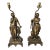 Dumaige Attributed Figural Bronzed Spelter Sculptures Mounted as Lamps - A Pair For Sale