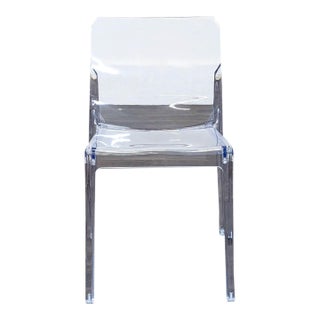 Cb2 Bolla Clear Acrylic Dining Chair For Sale