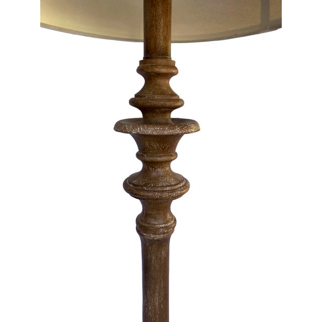 Plastic Vintage Spindled Floor Lamp For Sale - Image 7 of 10