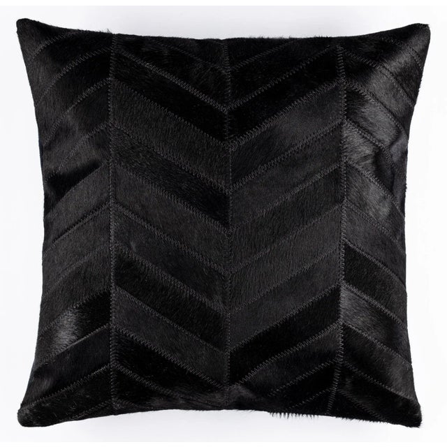 Handcrafted Cowhide Pillow: Luxurious, Genuine Cowhide Leather Throw Pillows Meticulously Hand Crafted Into A Stunning...