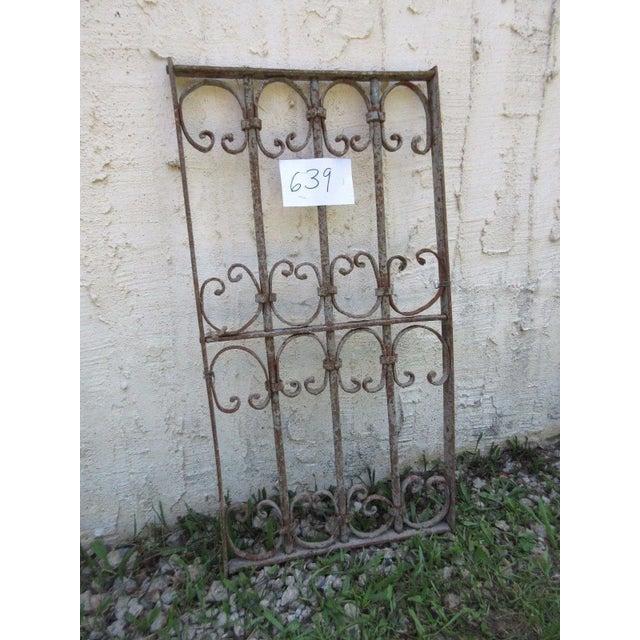 Antique Victorian Iron Gate For Sale - Image 4 of 7