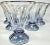 Iridescent Blue Goblets- Set of Six For Sale - Image 6 of 10