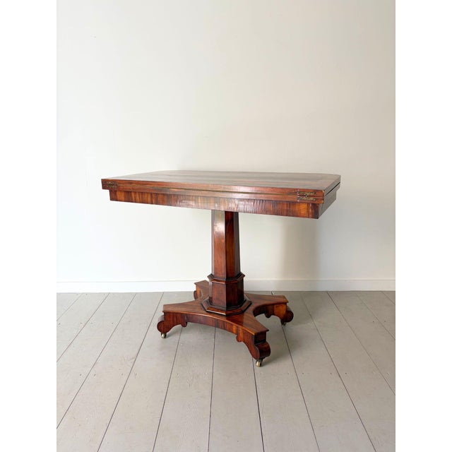 Regency Console Table in Indian Rosewood, 1800s For Sale - Image 6 of 14