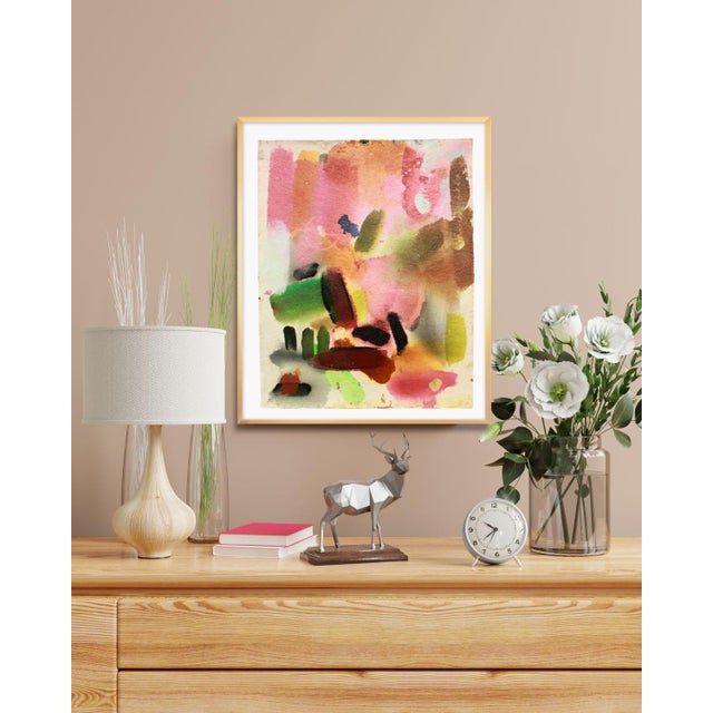 Contemporary "Palette Play #102" Original Abstract Contemporary Painting by Mel Rea For Sale - Image 3 of 5