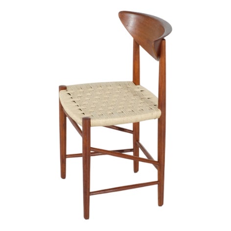 Chair 316 attributed to Peter Hvidt & Mölgaard Nielsen for Søborg Møbelfabrik., 1950s For Sale