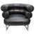 Bibendum Black Leather Chair by Eileen Gray, 1980s For Sale - Image 9 of 9