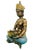 This visually striking seated deity figure blends contemporary Asian artistic style with traditional motifs. Purchased...