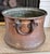 Late 19th Century Large Farmhouse Kitchen Vessel - Hand-Hammered Copper Cauldron With Forged Iron Handles - 19th Century For Sale - Image 5 of 16