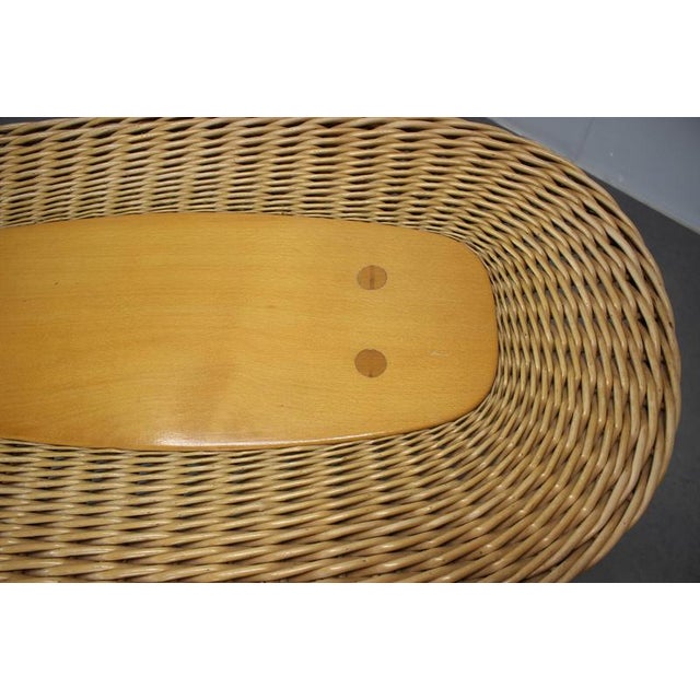 Mid-Century Rattan Seating Set attributed to Uluv, Czechoslovakia, 1960s, Set of 3 For Sale - Image 6 of 12