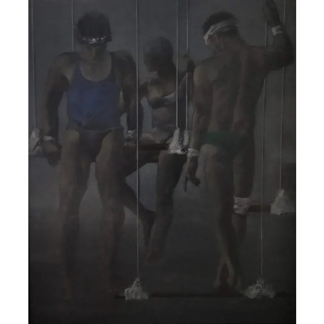 This artwork includes a certificate of authenticity and is hand-signed by the artist. It is made of oil on canvas. Unique...