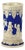 19th Century Parian Ware Spill Vase in Blue and White by Samuel Alcock For Sale