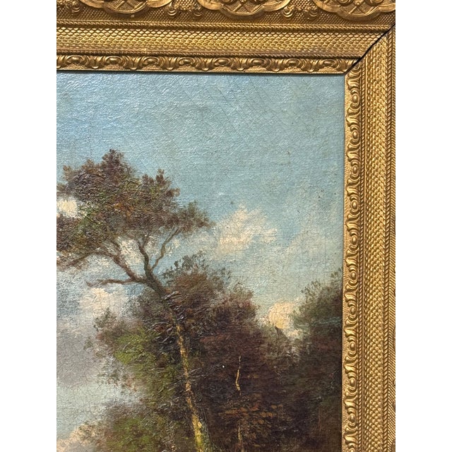 19th Century French Oil Painting For Sale - Image 4 of 8