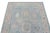 Textile Blue Multicolor Handwoven Turkish Oushak Rug 4'11" X 7' For Sale - Image 7 of 10