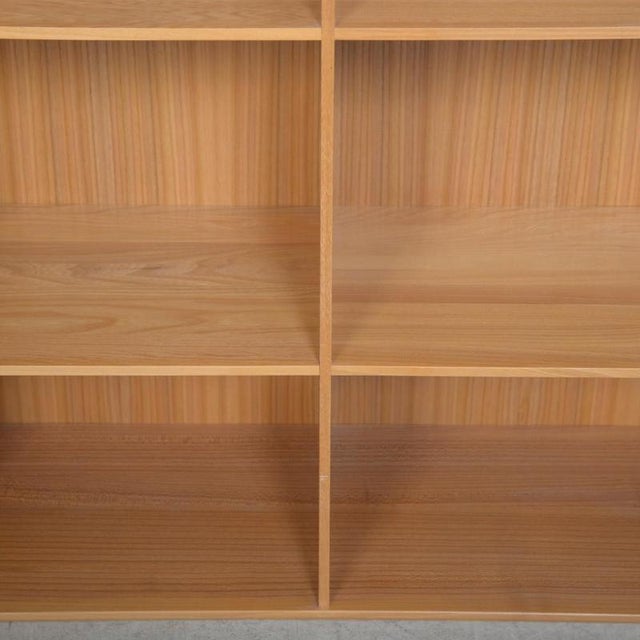Vintage Bookcase in Elm by Mogens Koch, 1970s For Sale - Image 4 of 10