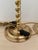 Pair of Large Vintage Solid Brass Candlestick Lamps For Sale - Image 4 of 14