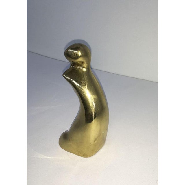 Italian Bronze Abstract Sculpture by Pietro Perin, 1980 For Sale - Image 6 of 18