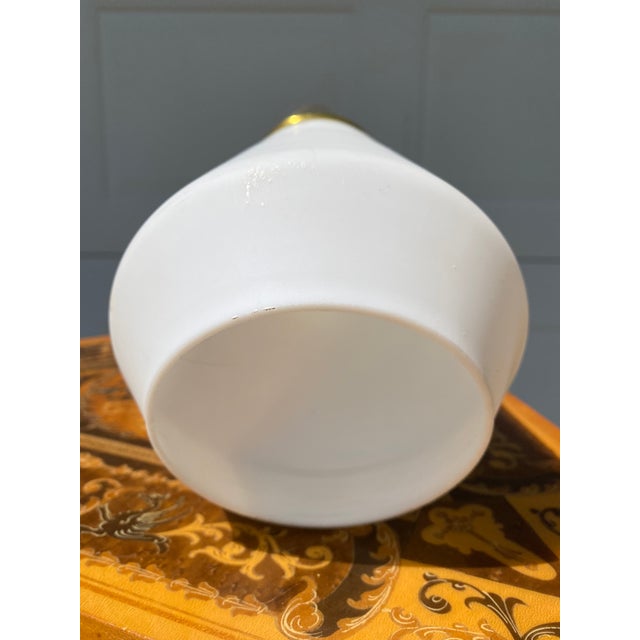 Mid 20th Century Mid-Century Modern Brass and Frosted Brass Wall Mount Sconce For Sale - Image 5 of 7