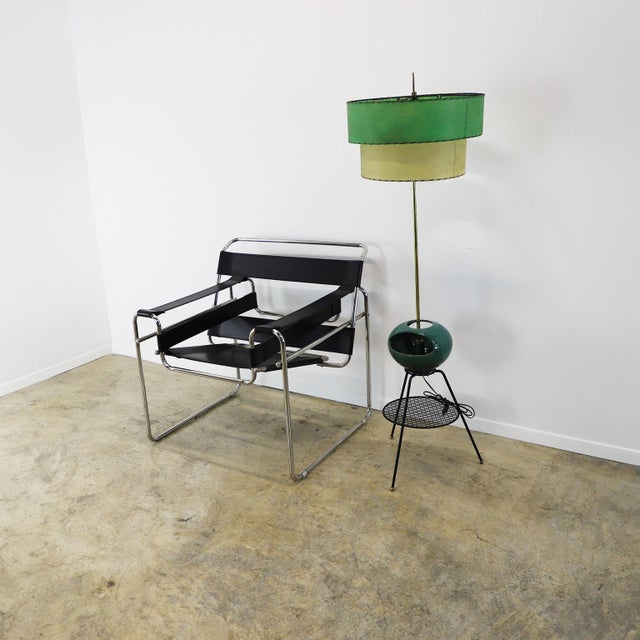 1950s Mid Century Modern Mexican Atomic Floor Lamp with Ceramic Flowerpot For Sale - Image 17 of 18