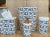 Black 1980s Labrazel Ceramic Bath Set, Black/Cream Toile Made in Italy, Wastebasket, Tissue Holder, Soap Dispenser, Covered Jar - 4 Piece Set For Sale - Image 8 of 8