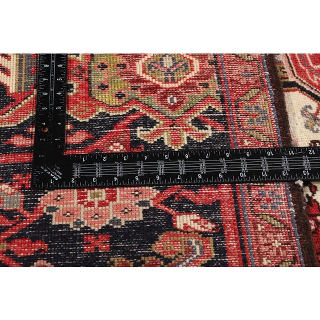 Textile Vintage Persian Heriz Rug, 09'08 X 12'10 For Sale - Image 7 of 10
