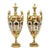 English Gilt Painted Royal Crown Derby Vases/Urns - a Pair For Sale