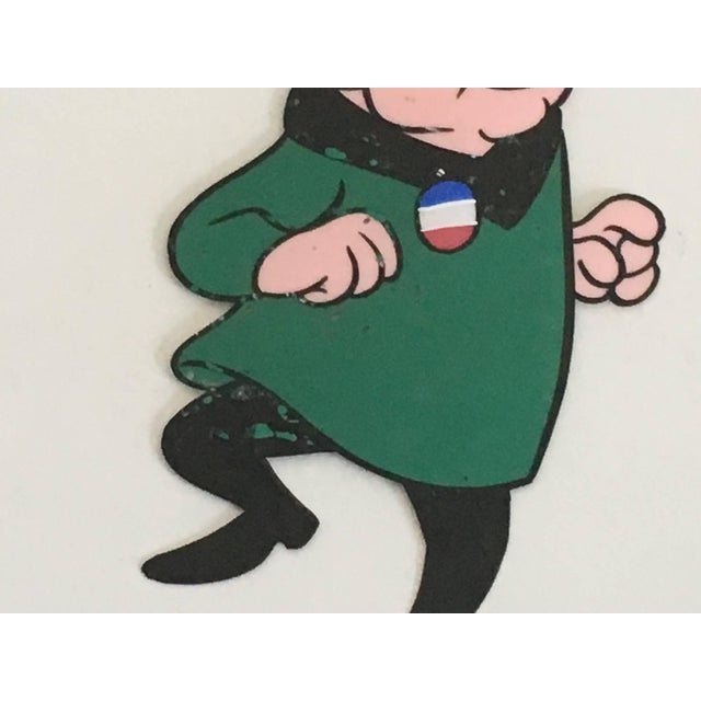 Mid 20th Century Jules Engel, Mr. Magoo Original Vintage Animation Cel Hand Drawing Painting For Sale - Image 5 of 5