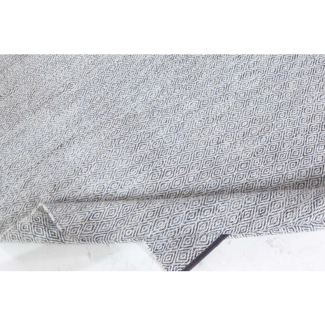Textile Doris Leslie Blau Vintage Swedish Flat Woven Rug For Sale - Image 7 of 8