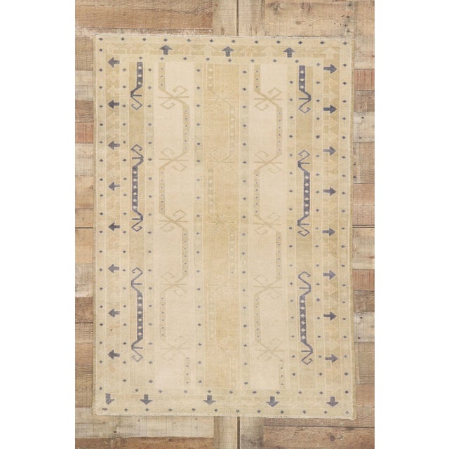 Vintage Turkish Sivas Rug, 03'04 X 04'10 For Sale In Dallas - Image 6 of 7