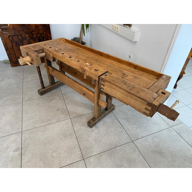 Antique Workbench, 1890s For Sale - Image 12 of 18