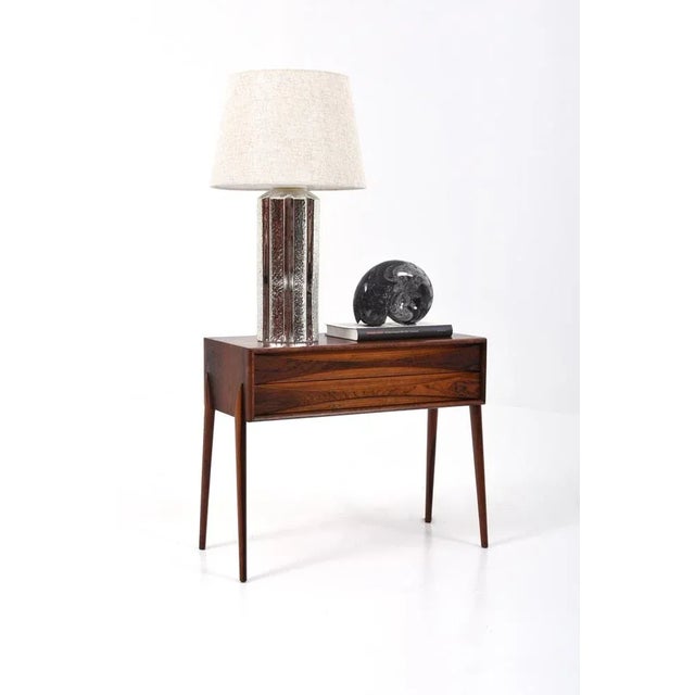 Swedish Rosewood Side Table by Rimbert Sandholdt for Glas & Trä Hovmantorp For Sale - Image 4 of 10
