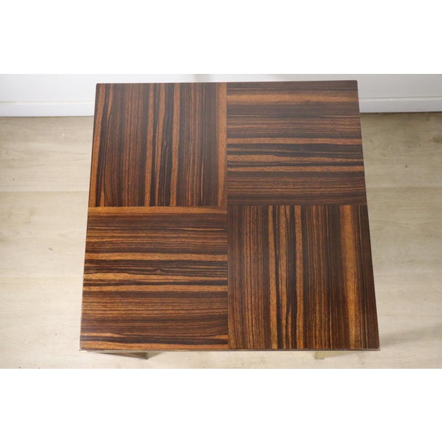 Vintage Rosewood and Bronze Side Table, 1960 For Sale - Image 11 of 18