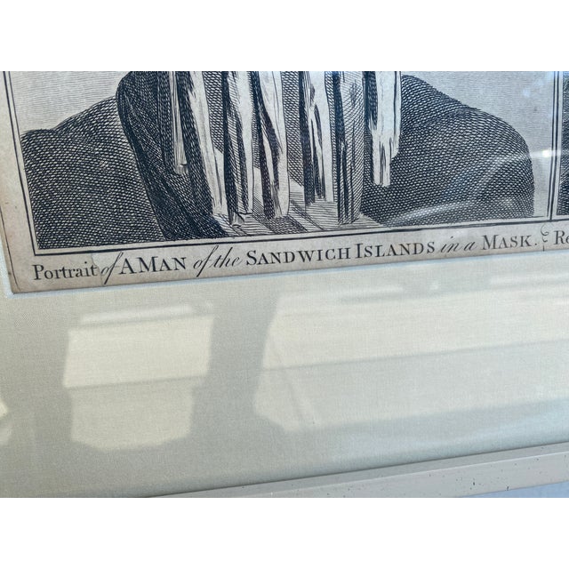 Tan Antique Engravings From Cook Voyage to Hawaiian Islands For Sale - Image 8 of 9