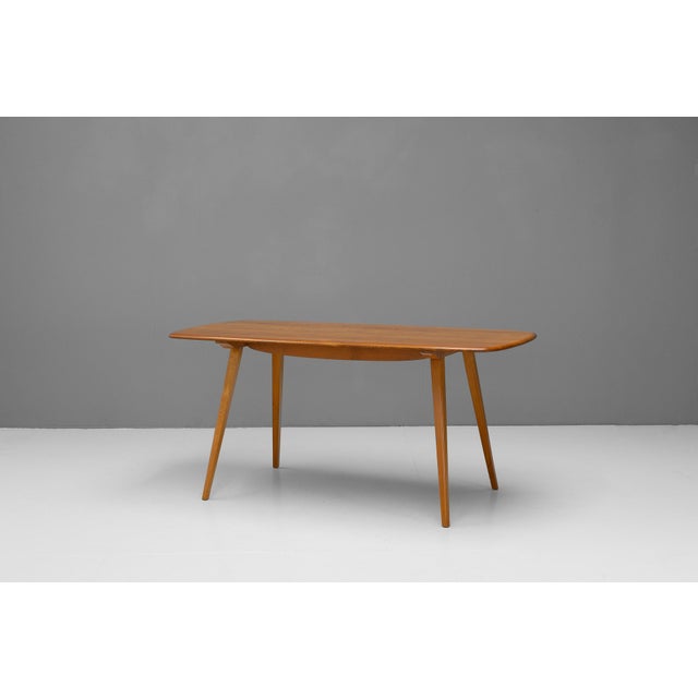 Mid-Century Modern Plank Dining Table from Ercol, 1960s For Sale - Image 3 of 9