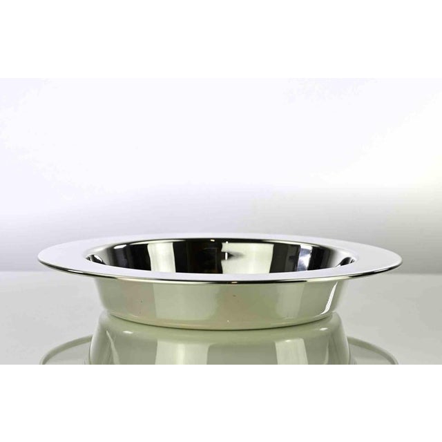 Vintage Silver Plated Centerpiece Serving Plate, Italy, 1970s For Sale - Image 3 of 5