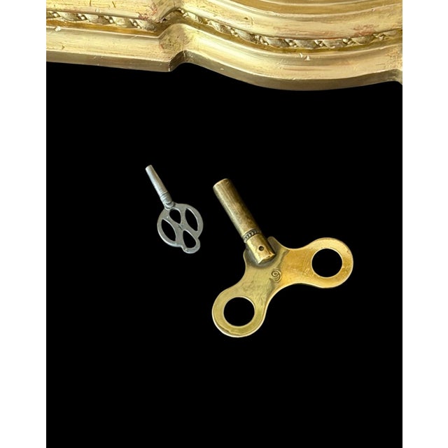 French Napoleon III Gilt Bronze Clock Garniture with Japy Frères Movement, France, Set of 3 For Sale - Image 18 of 18