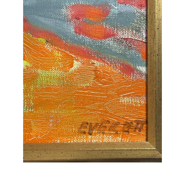20th Century French Fauvist Painting of the Village De Ollioules, France For Sale - Image 11 of 12