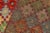 Eclectic Balochi Rust/Blue Wool Rug - 4'6''x7'11'' For Sale - Image 10 of 11